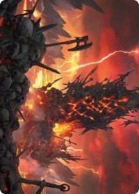 Immersturm Skullcairn Art Card, Art Series: Kaldheim