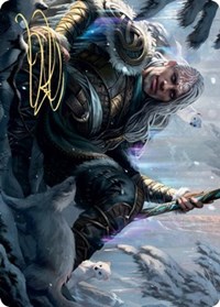 Jorn, God of Winter Art Card (Gold-Stamped Signature), Art Series: Kaldheim