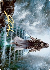 Karfell Harbinger Art Card (Gold-Stamped Signature), Art Series: Kaldheim
