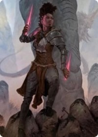Kaya the Inexorable Art Card, Art Series: Kaldheim