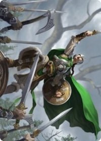 Maja, Bretagard Protector Art Card, Art Series: Kaldheim