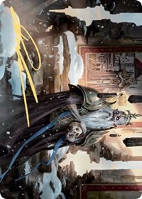Narfi, Betrayer King Art Card (Gold-Stamped Signature), Art Series: Kaldheim