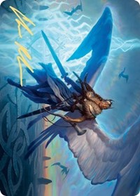 Righteous Valkyrie Art Card (Gold-Stamped Signature), Art Series: Kaldheim