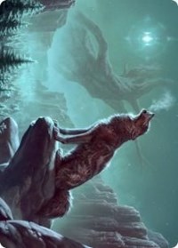 Sarulf's Packmate Art Card, Art Series: Kaldheim