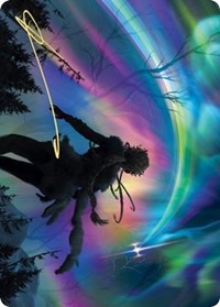 The Prismatic Bridge Art Card (Gold-Stamped Signature), Art Series: Kaldheim