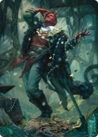 Tibalt, Cosmic Impostor Art Card, Art Series: Kaldheim
