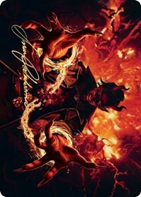 Tibalt's Trickery Art Card (Gold-Stamped Signature), Art Series: Kaldheim