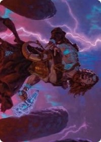 Toralf, God of Fury Art Card, Art Series: Kaldheim