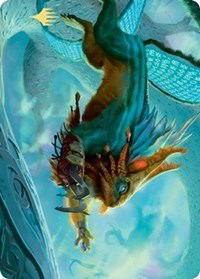 Toski, Bearer of Secrets Art Card (Gold-Stamped Signature), Art Series: Kaldheim