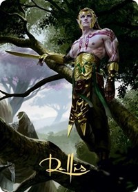 Tyvar Kell Art Card (Gold-Stamped Signature), Art Series: Kaldheim