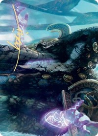 Valki, God of Lies Art Card (Gold-Stamped Signature), Art Series: Kaldheim