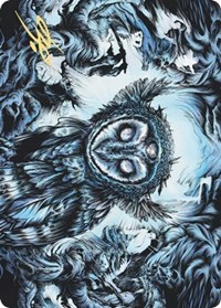 Vega, the Watcher Art Card (Gold-Stamped Signature), Art Series: Kaldheim