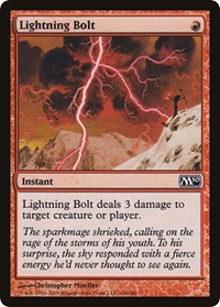 Lightning Bolt (M10), Oversize Cards