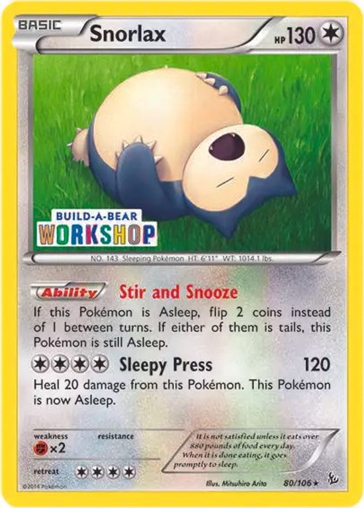 Snorlax - 80/106 (Build-a-Bear Workshop Exclusive)