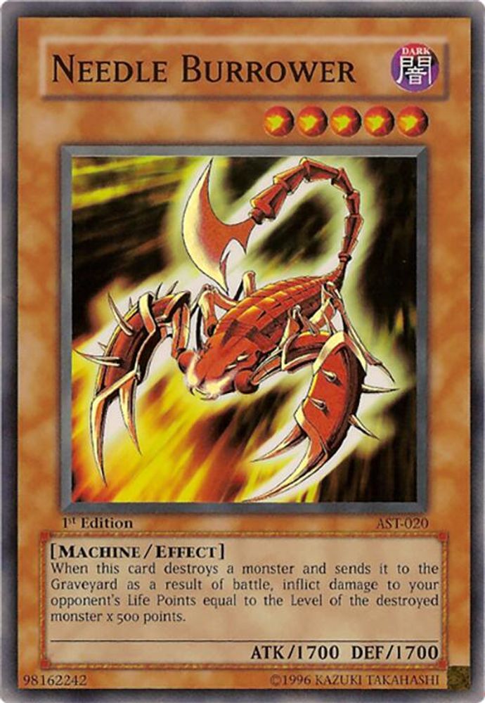 Needle Burrower, 1st-edition, front