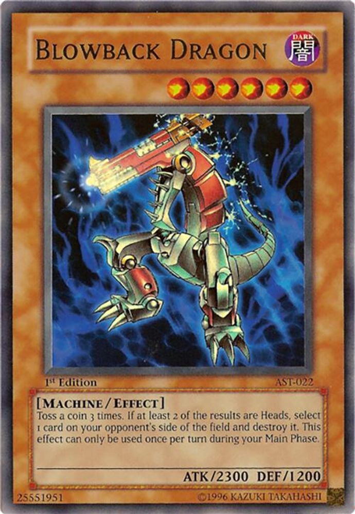 Blowback Dragon, 1st-edition, front