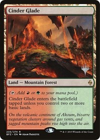 Cinder Glade, Promo Pack: Kaldheim