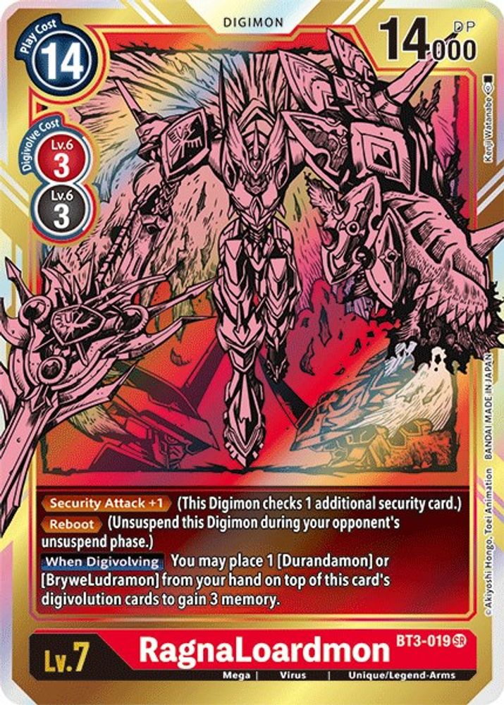 RagnaLoardmon (Alternate Art), Foil, front