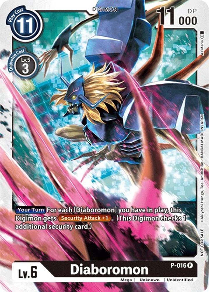 Diaboromon - P-016, Standard, front