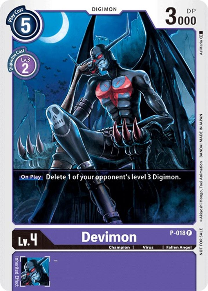 Devimon - P-018, Standard, front