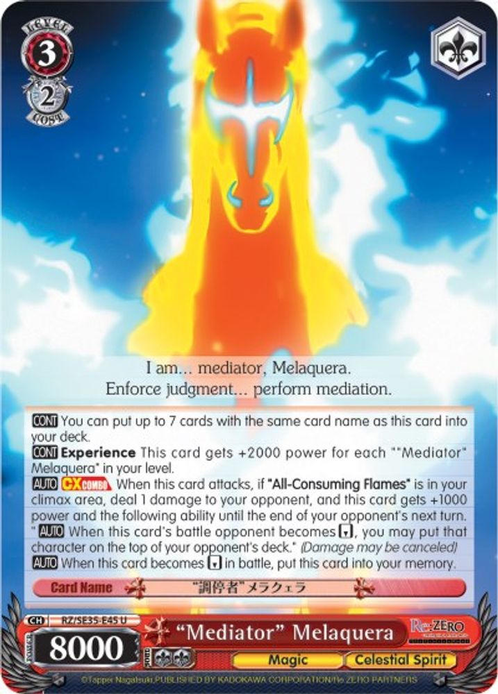 "Mediator: Melaquera (Parallel Foil), Standard, front