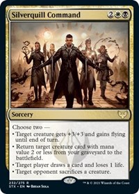 Silverquill Command, Strixhaven: School of Mages