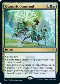 Quandrix Command, Strixhaven: School of Mages