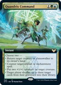 Quandrix Command (Extended Art), Strixhaven: School of Mages