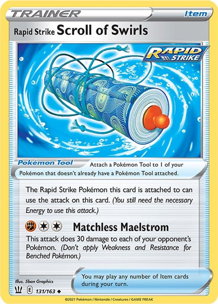 Rapid Strike Scroll of Swirls