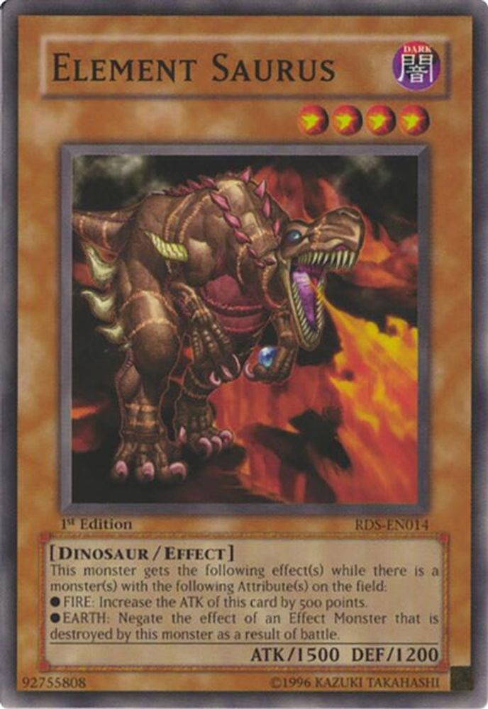 Element Saurus, 1st-edition, front