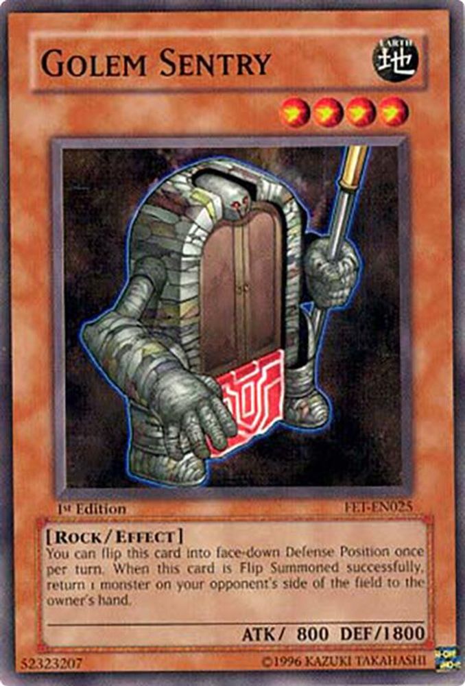 Golem Sentry, 1st-edition, front