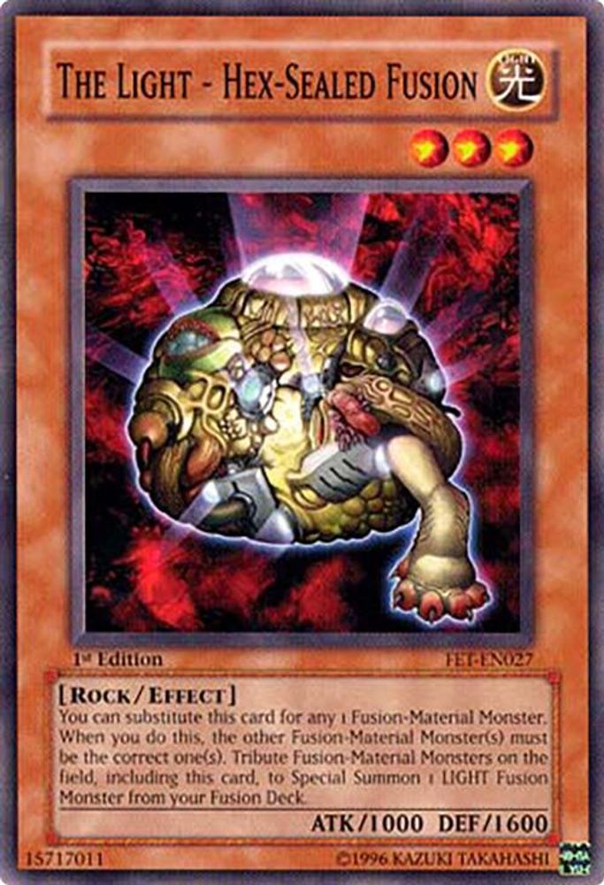 The Light - Hex-Sealed Fusion, 1st-edition, front