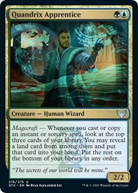 Quandrix Apprentice, Strixhaven: School of Mages
