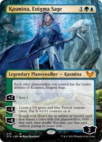 Kasmina, Enigma Sage (Borderless), Strixhaven: School of Mages