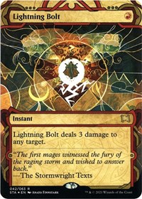 Lightning Bolt (Foil Etched), Strixhaven: Mystical Archive