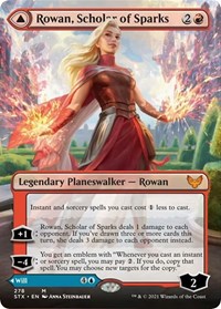 Rowan, Scholar of Sparks (Borderless), Strixhaven: School of Mages