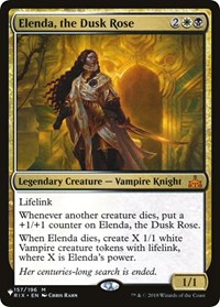 Elenda, the Dusk Rose, The List Reprints