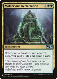 Moldervine Reclamation, The List Reprints