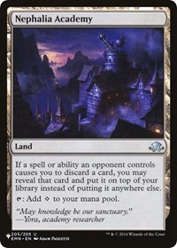 Nephalia Academy, The List Reprints