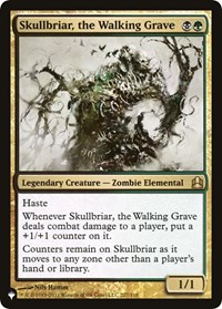 Skullbriar, the Walking Grave, The List Reprints