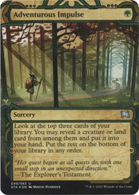 Adventurous Impulse (Foil Etched), Strixhaven: Mystical Archive