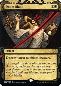 Doom Blade (Foil Etched), Strixhaven: Mystical Archive