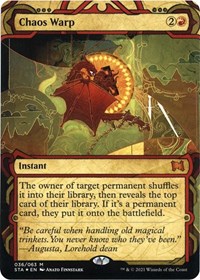 Chaos Warp (Foil Etched), Strixhaven: Mystical Archive