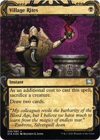 Village Rites (Foil Etched), Strixhaven: Mystical Archive