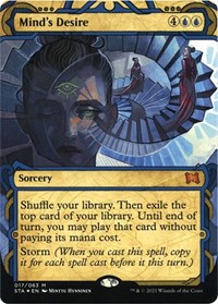 Mind's Desire (Foil Etched), Strixhaven: Mystical Archive