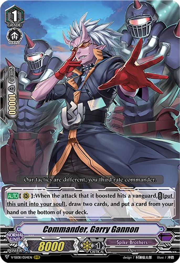 Commander, Garry Gannon, Standard, front