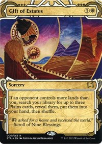 Gift of Estates (Foil Etched), Strixhaven: Mystical Archive