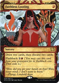 Faithless Looting (Foil Etched), Strixhaven: Mystical Archive