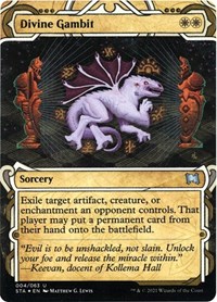 Divine Gambit (Foil Etched), Strixhaven: Mystical Archive