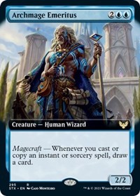 Archmage Emeritus (Extended Art), Strixhaven: School of Mages